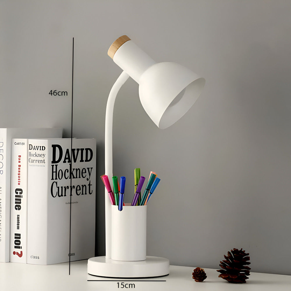 Cressida - Lampada da Tavolo LED Moderna con Porta Penne