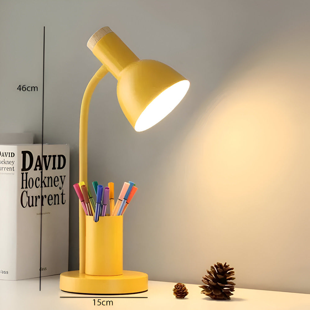 Cressida - Lampada da Tavolo LED Moderna con Porta Penne