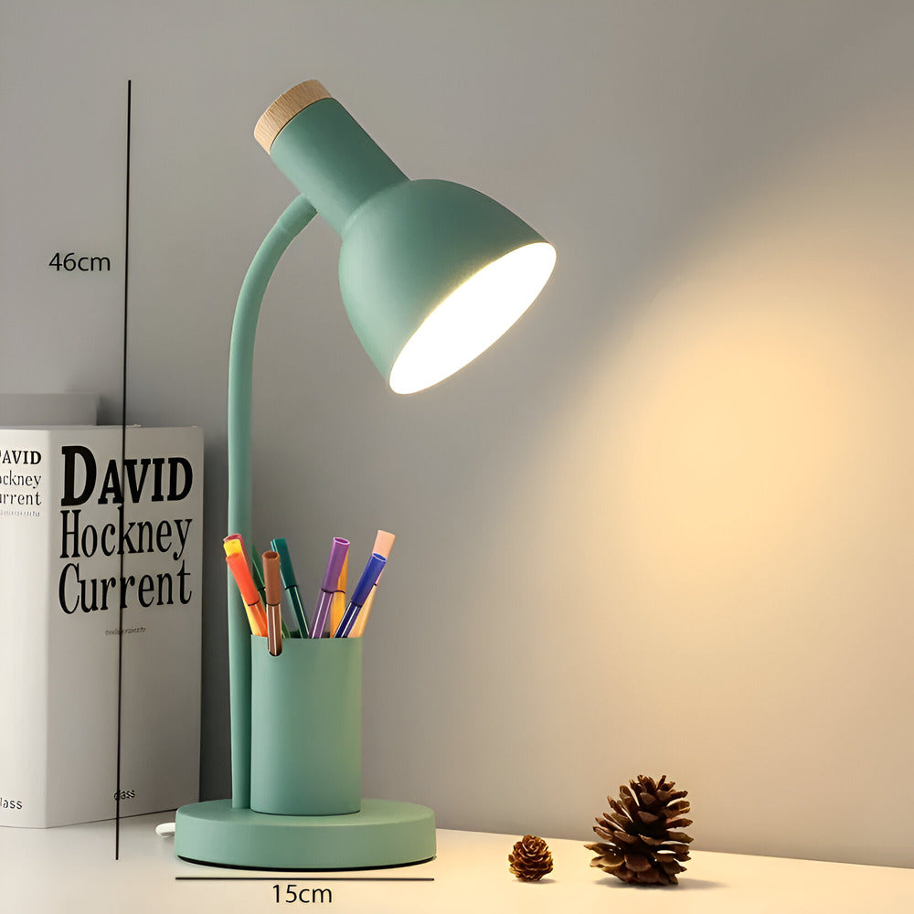 Cressida - Lampada da Tavolo LED Moderna con Porta Penne