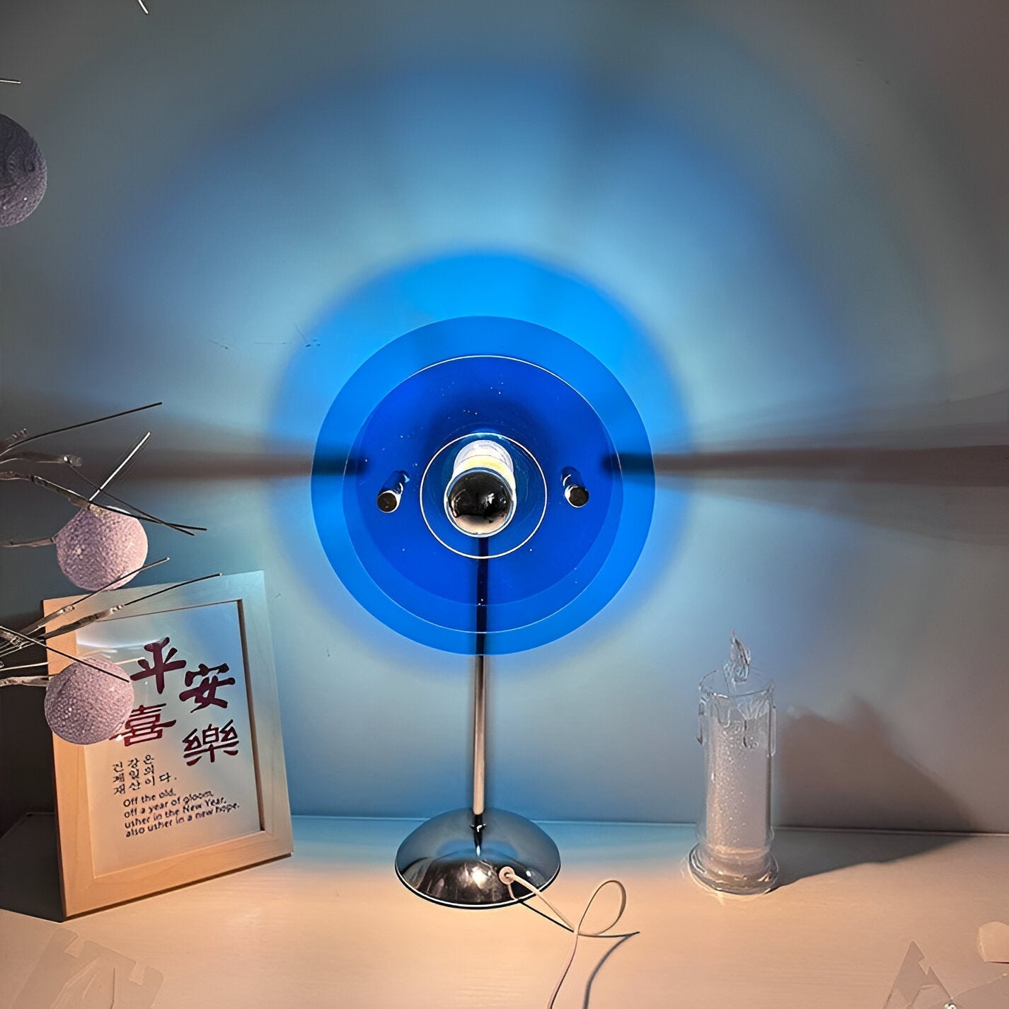 Sylinaea - Lampada da Tavolo LED Retro Stile Disco
