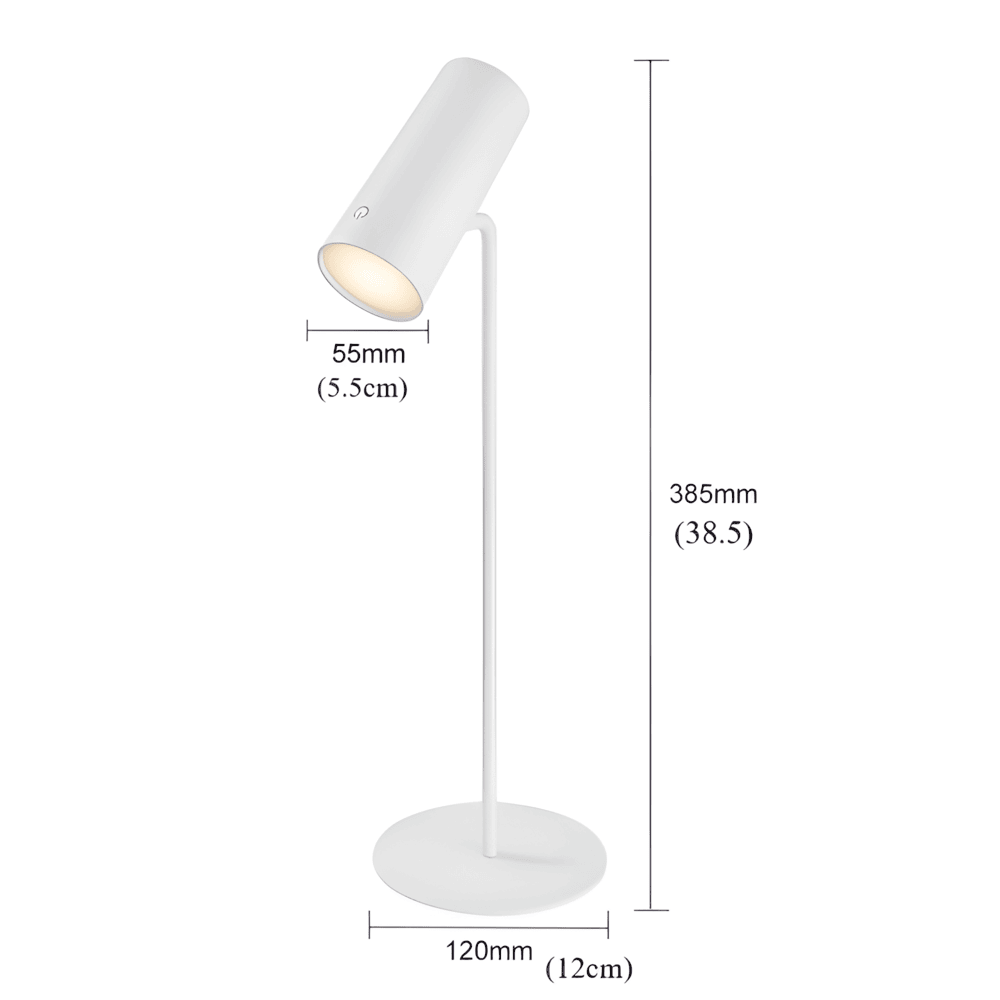 Sabina - Lampada da Tavolo LED Minimalista Regolabile con Opzioni di Illuminazione