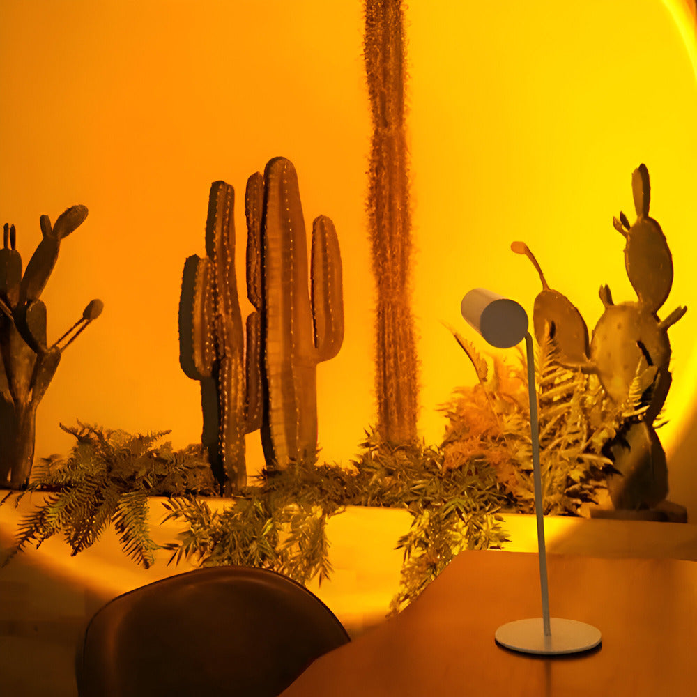 Sabina - Lampada da Tavolo LED Minimalista Regolabile con Opzioni di Illuminazione