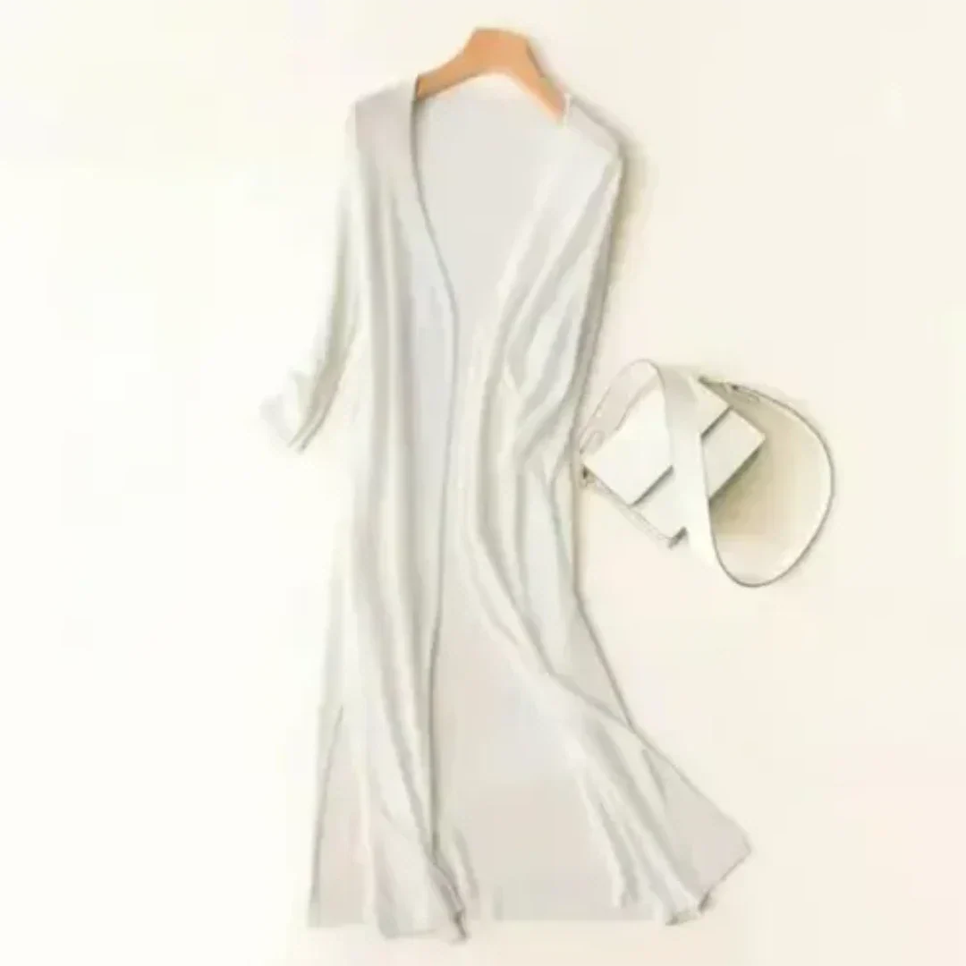 Inezimen | Women's Lightweight Long Modern Cardigan