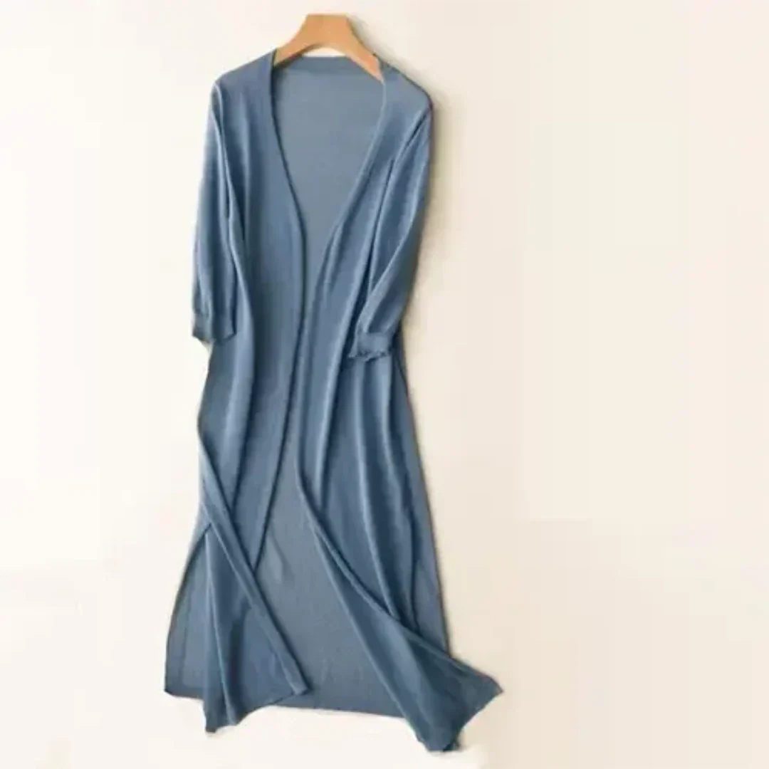 Inezimen | Women's Lightweight Long Modern Cardigan