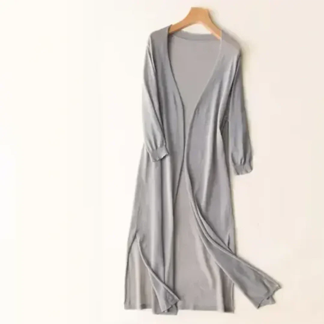 Inezimen | Women's Lightweight Long Modern Cardigan