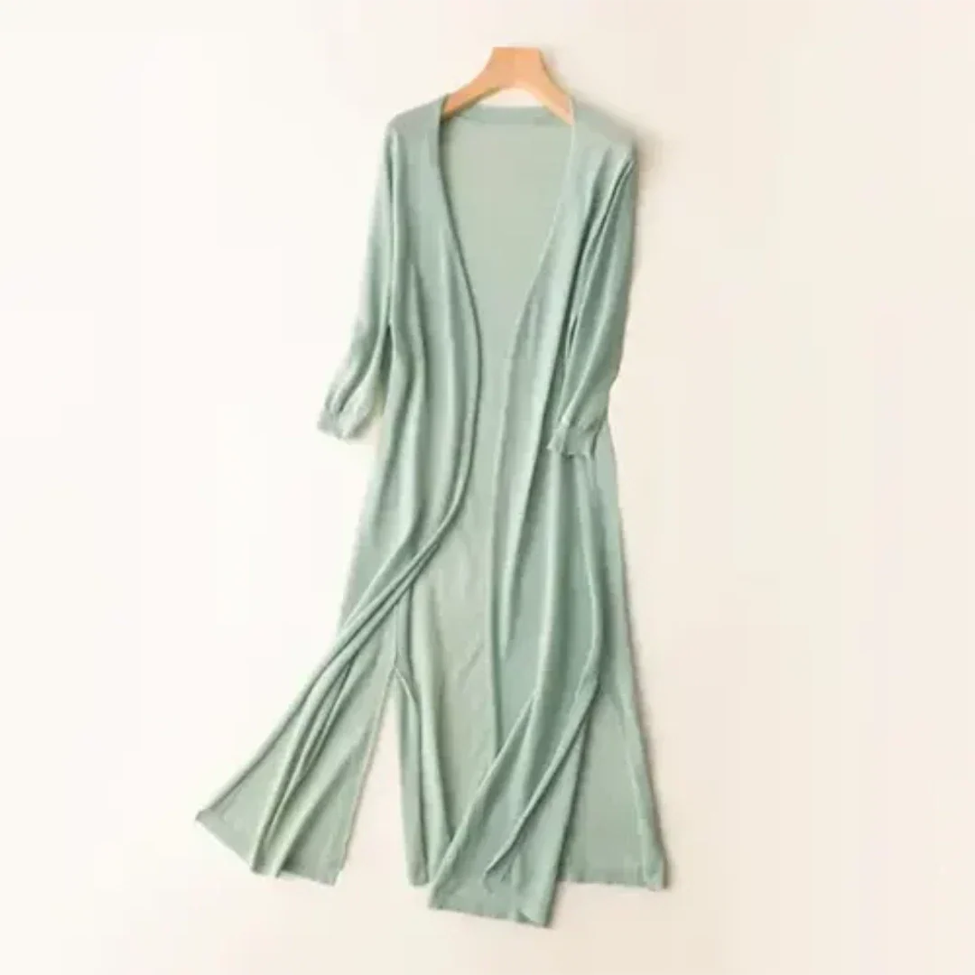 Inezimen | Women's Lightweight Long Modern Cardigan