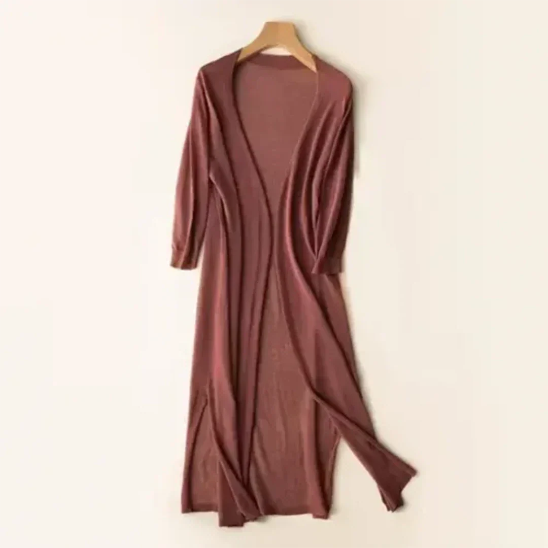 Inezimen | Women's Lightweight Long Modern Cardigan
