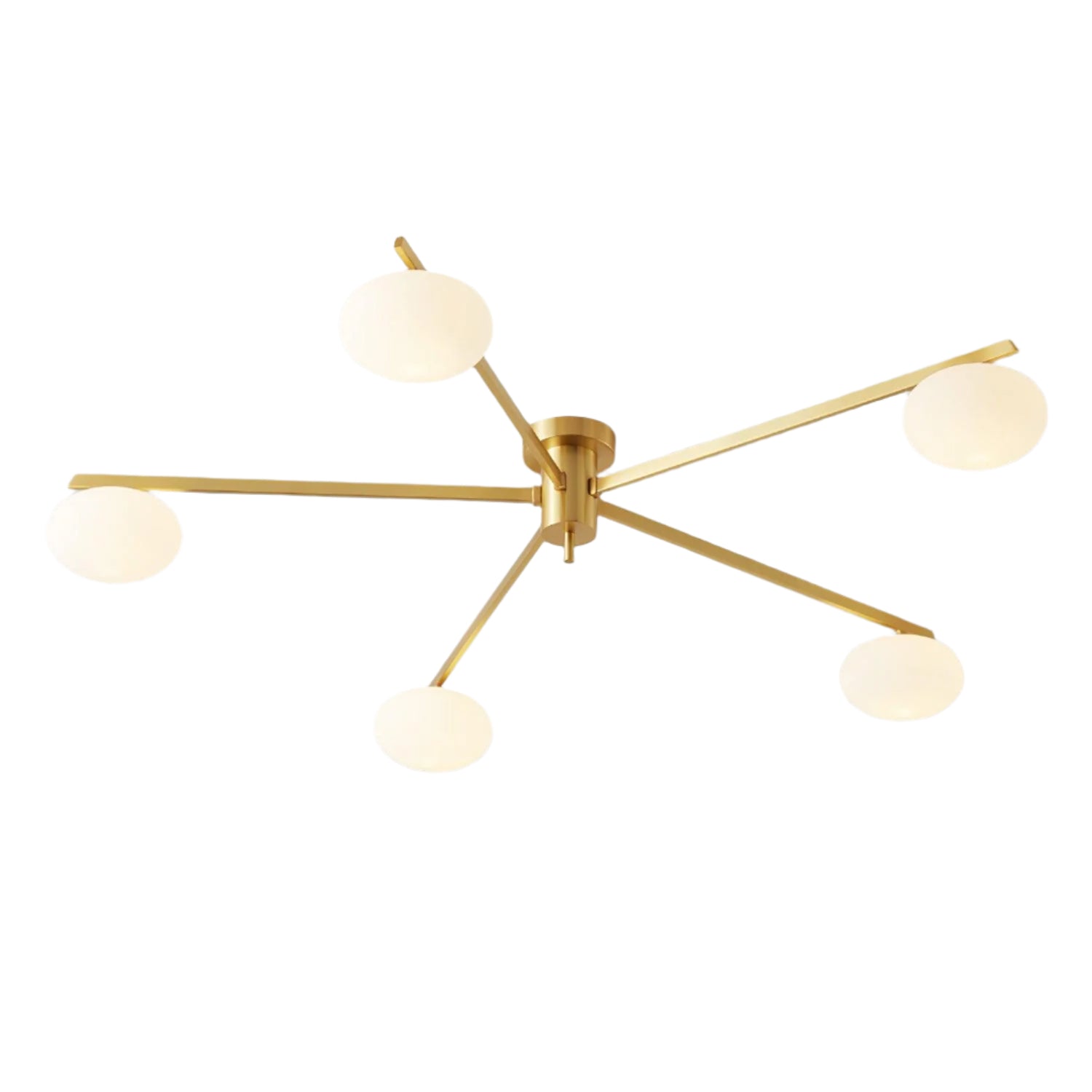 Drusilla - Lampada da soffitto in vetro dallo stile scandinavo minimalista