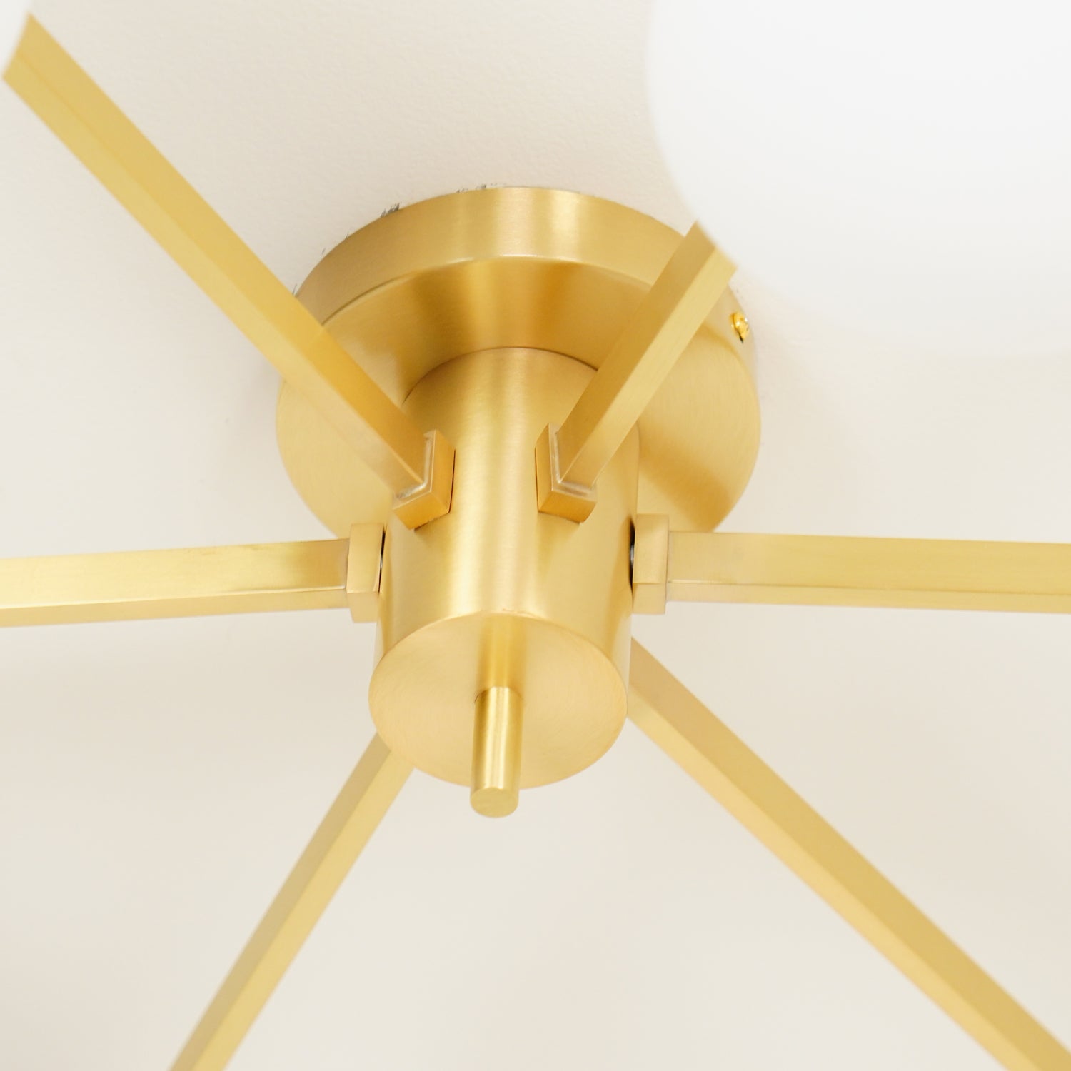 Drusilla - Lampada da soffitto in vetro dallo stile scandinavo minimalista