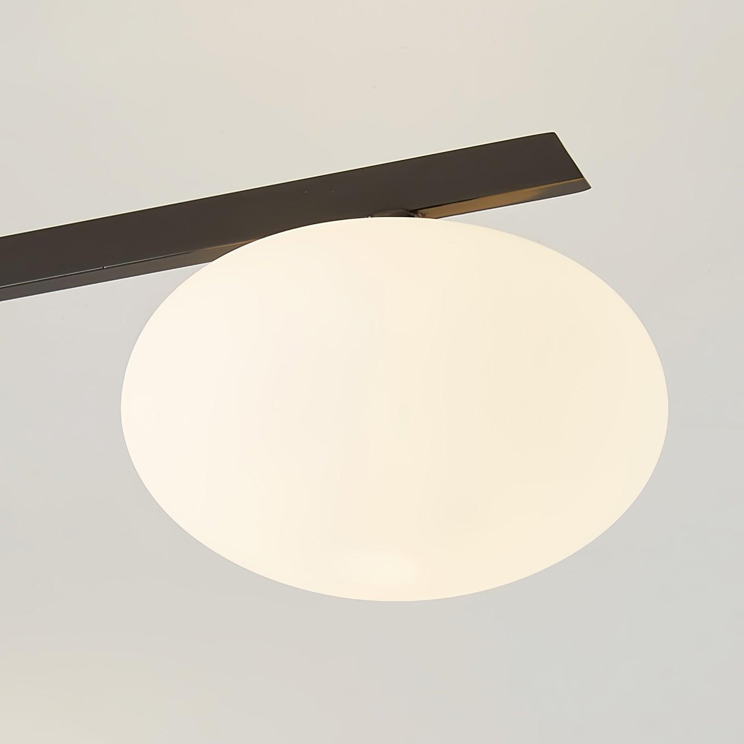 Drusilla - Lampada da soffitto in vetro dallo stile scandinavo minimalista