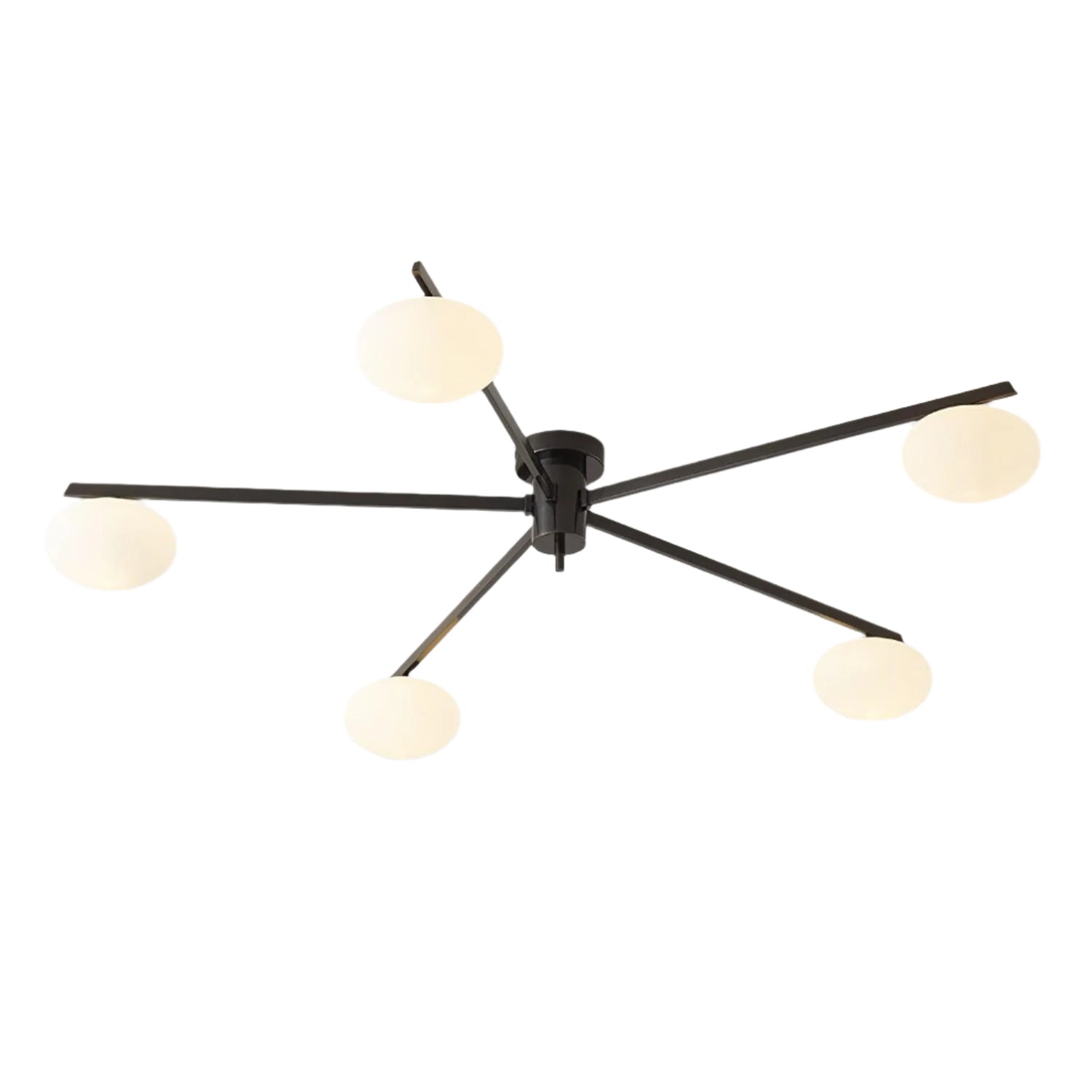 Drusilla - Lampada da soffitto in vetro dallo stile scandinavo minimalista