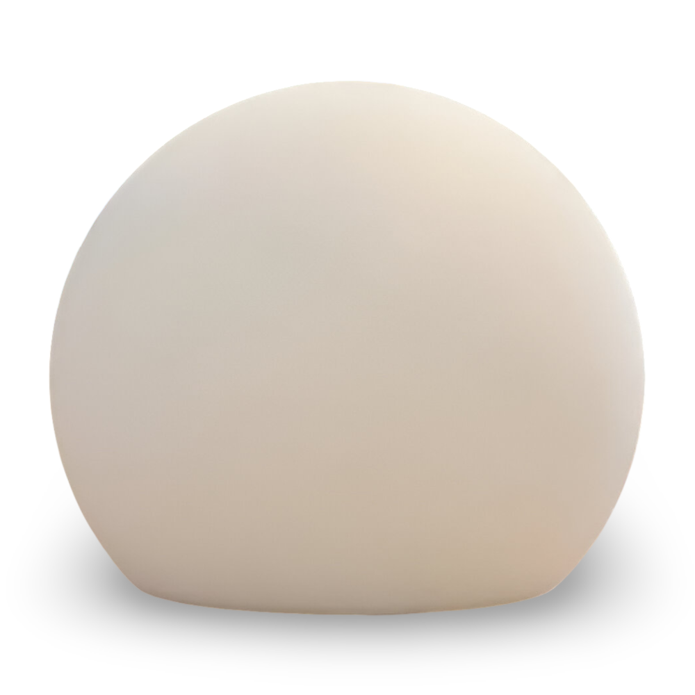 Thessara - Lampada da Tavolo LED a Forma Sferica con Cambio Colore Dinamico