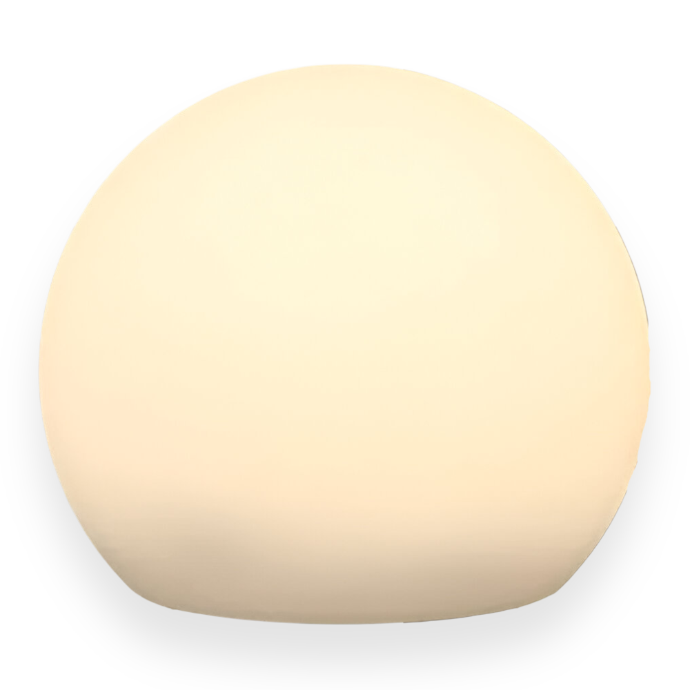 Thessara - Lampada da Tavolo LED a Forma Sferica con Cambio Colore Dinamico