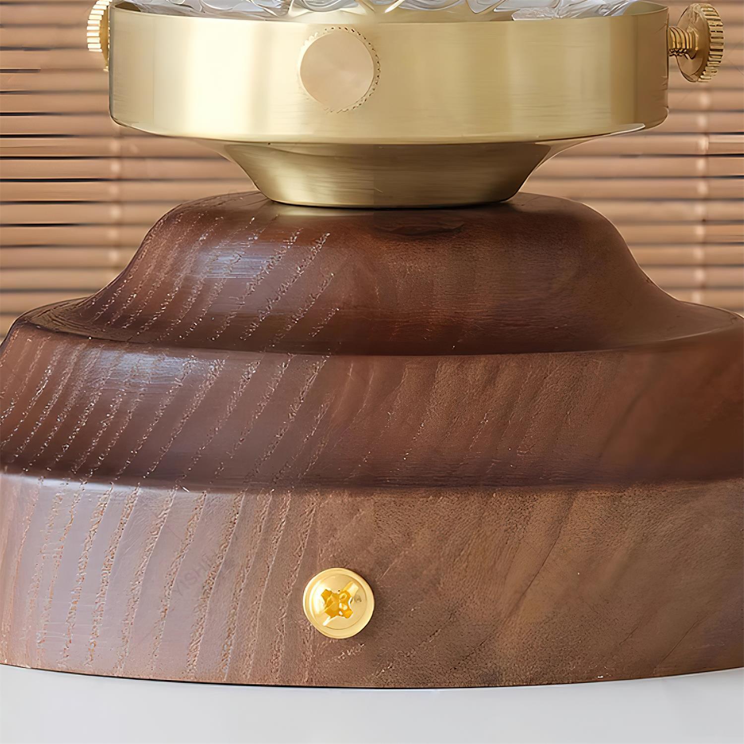 Evona - Lampada da soffitto in vetro cristallo stile retro