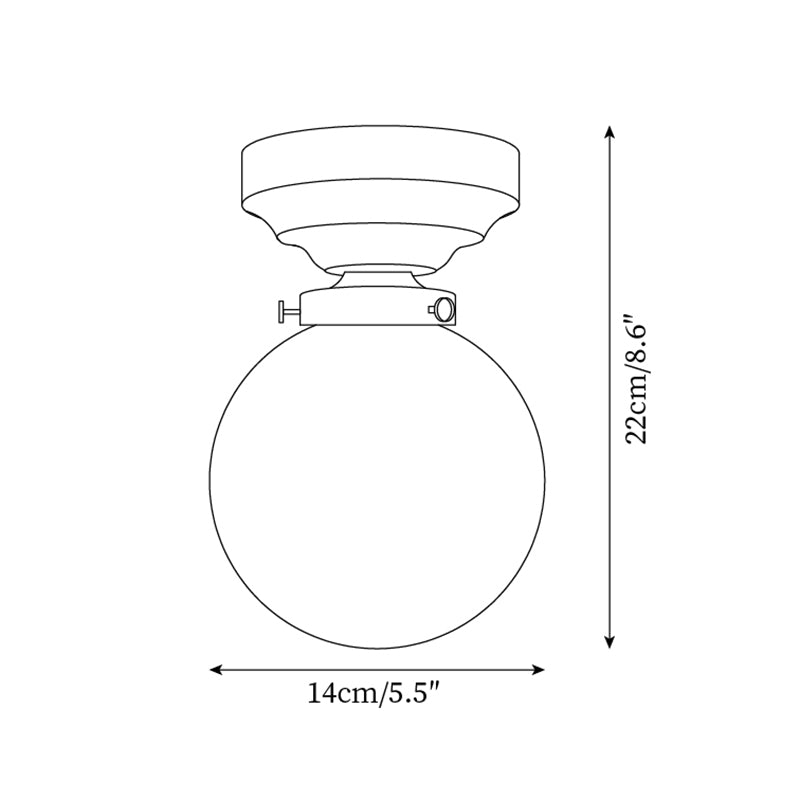 Evona - Lampada da soffitto in vetro cristallo stile retro