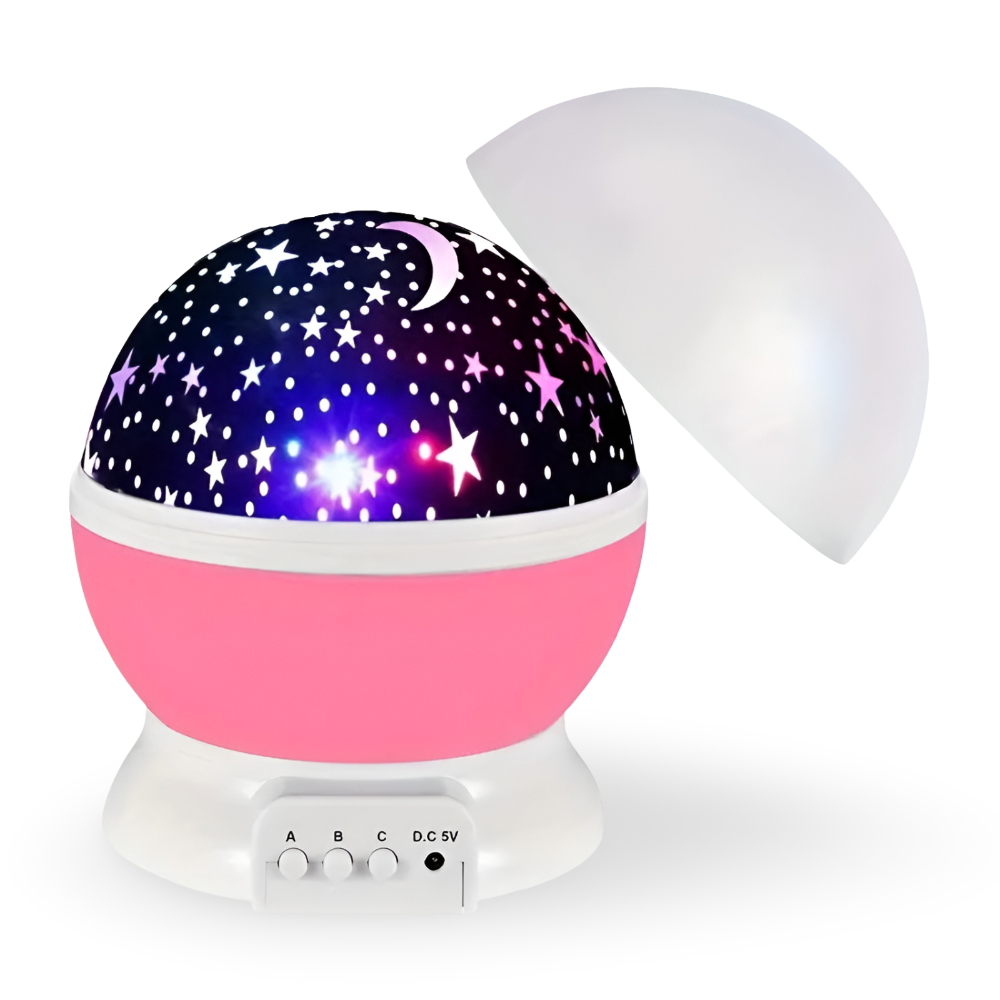 Vitala - Lampada Notturna Proiettore di Stelle con Design Rotante del Cielo