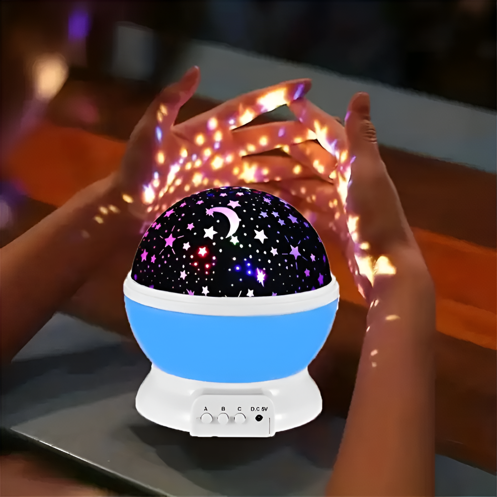 Vitala - Lampada Notturna Proiettore di Stelle con Design Rotante del Cielo