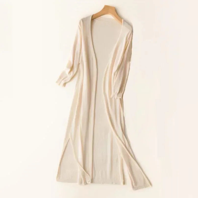 Women's Long Sleeve Open Front Cardigan