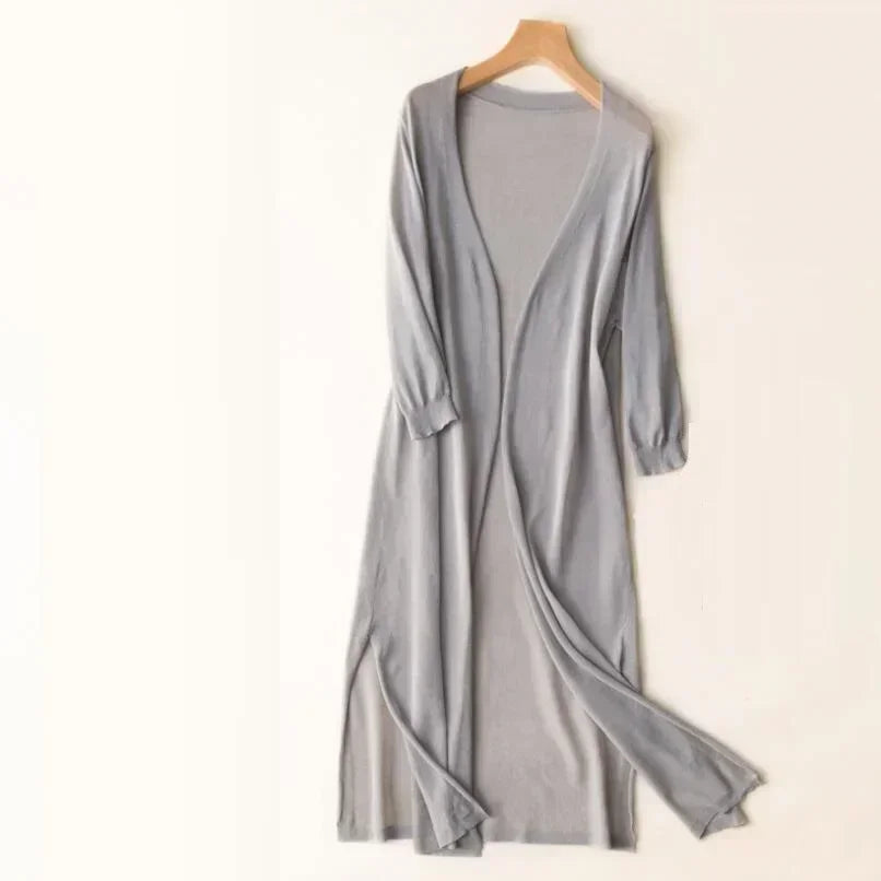 Women's Long Sleeve Open Front Cardigan