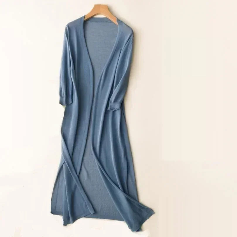 Women's Long Sleeve Open Front Cardigan