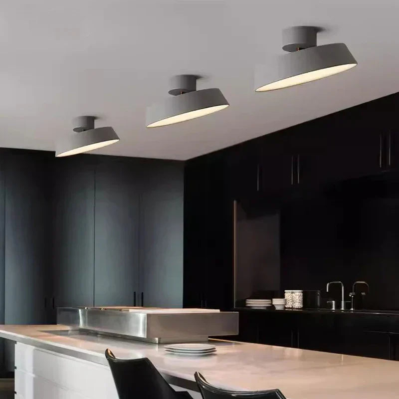 Avenae - Lampada da soffitto LED rotonda in stile nordico minimalista