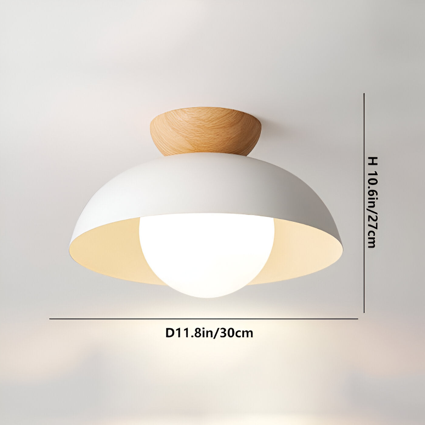 Cirella - Lampada a Soffitto LED Minimalista in Stile Nordico
