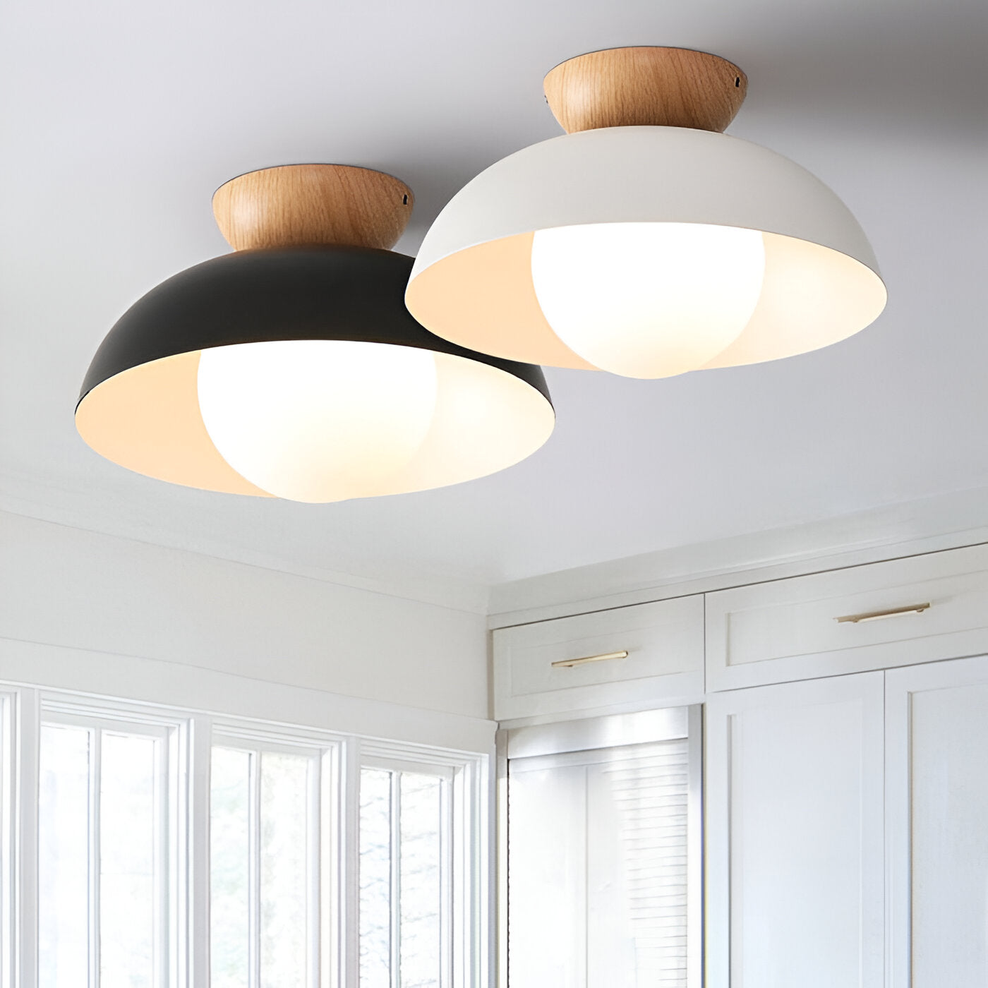 Cirella - Lampada a Soffitto LED Minimalista in Stile Nordico