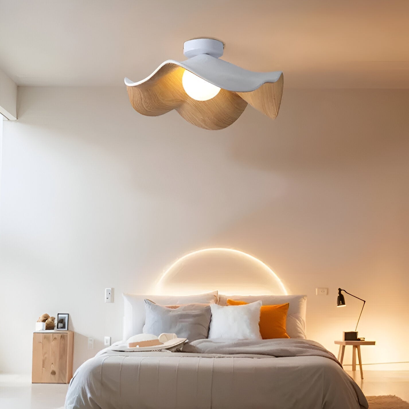 Caelene - Plafoniera LED a Fiore in Stile Nordic