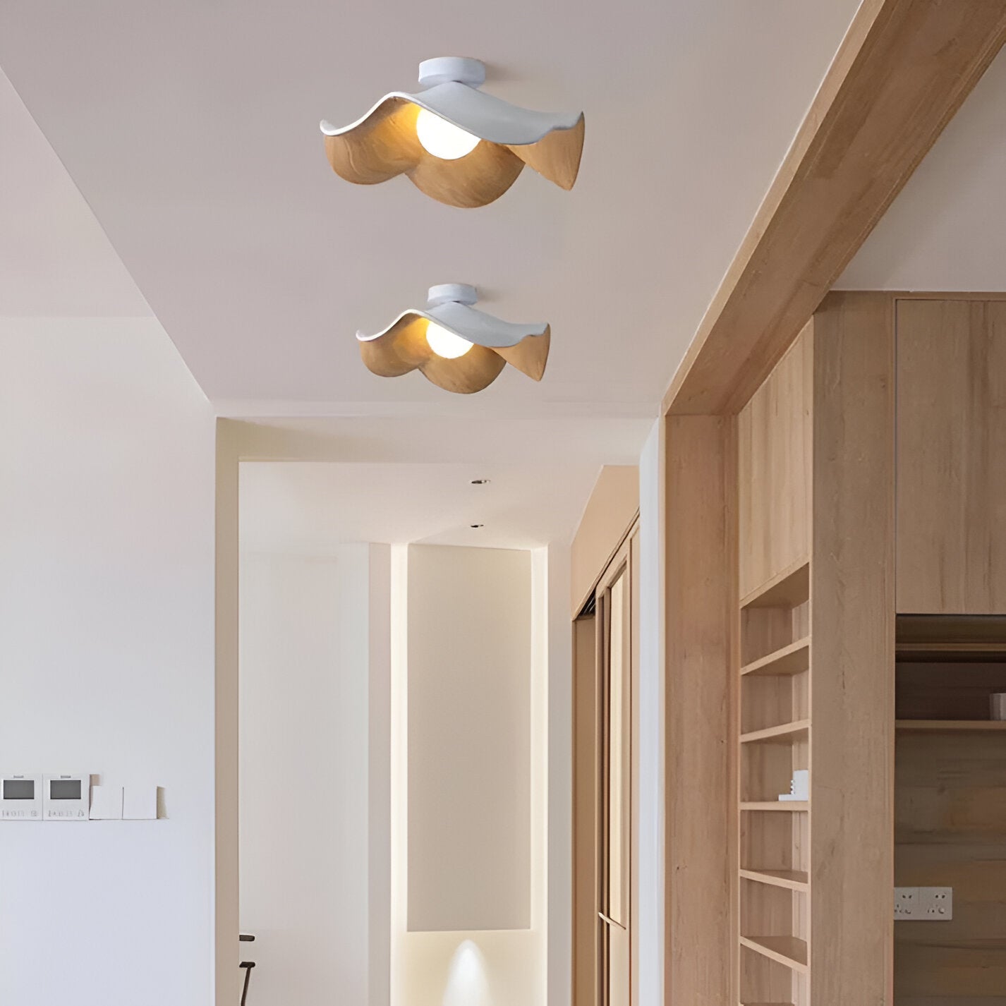Caelene - Plafoniera LED a Fiore in Stile Nordic