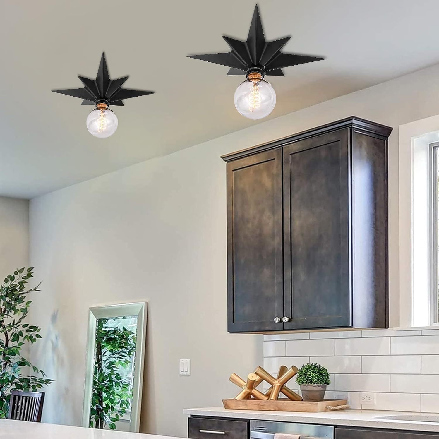 Alurea - Lampada da soffitto moderna a forma di stella" can be rewritten as:

"Alurea - Lampada a soffitto moderna a design stellare