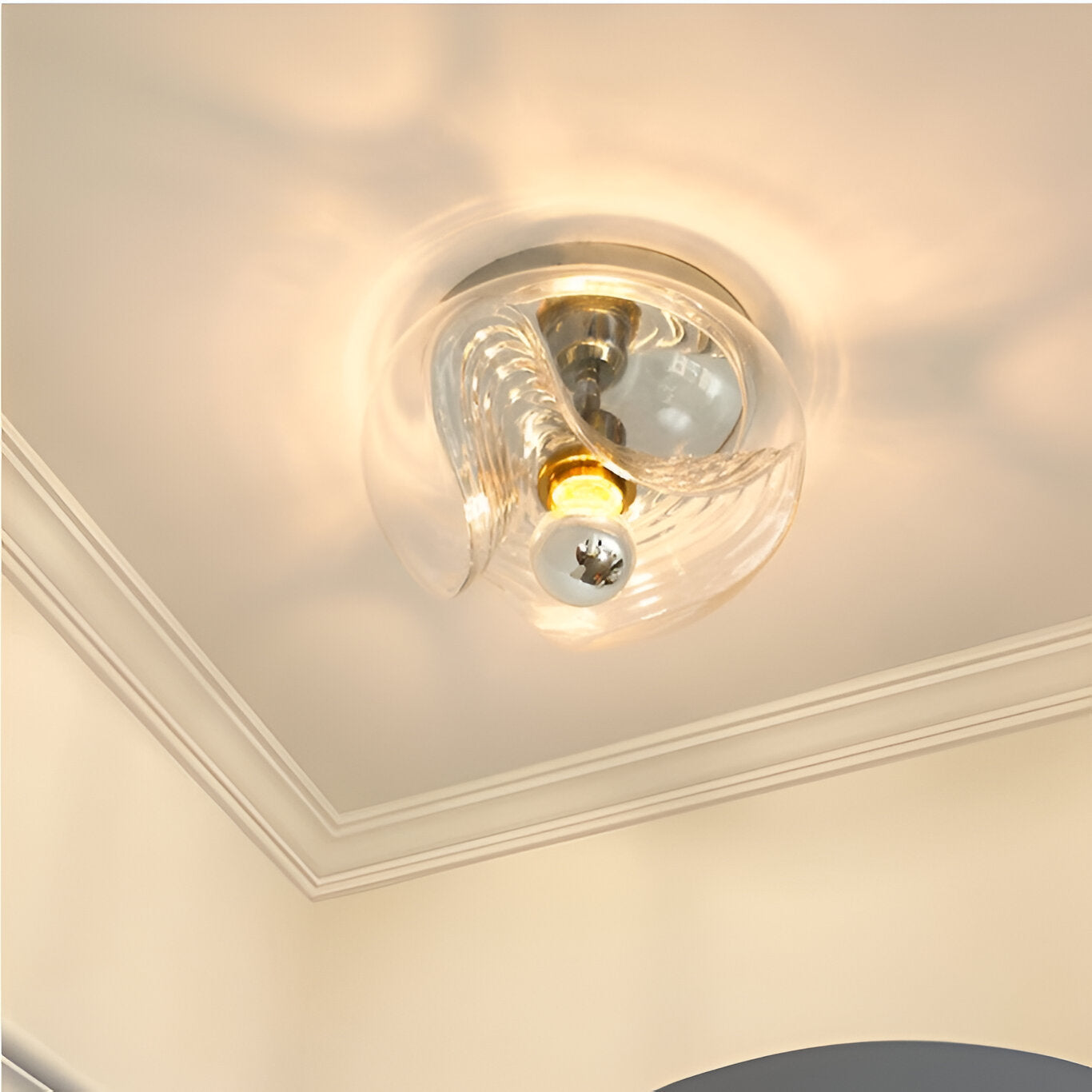 Vireon - Lampada da soffitto in stile medievale Bauhaus, design vintage francese