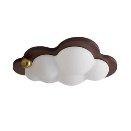 Celestra - Lampada a soffitto LED in legno dallo stile vintage