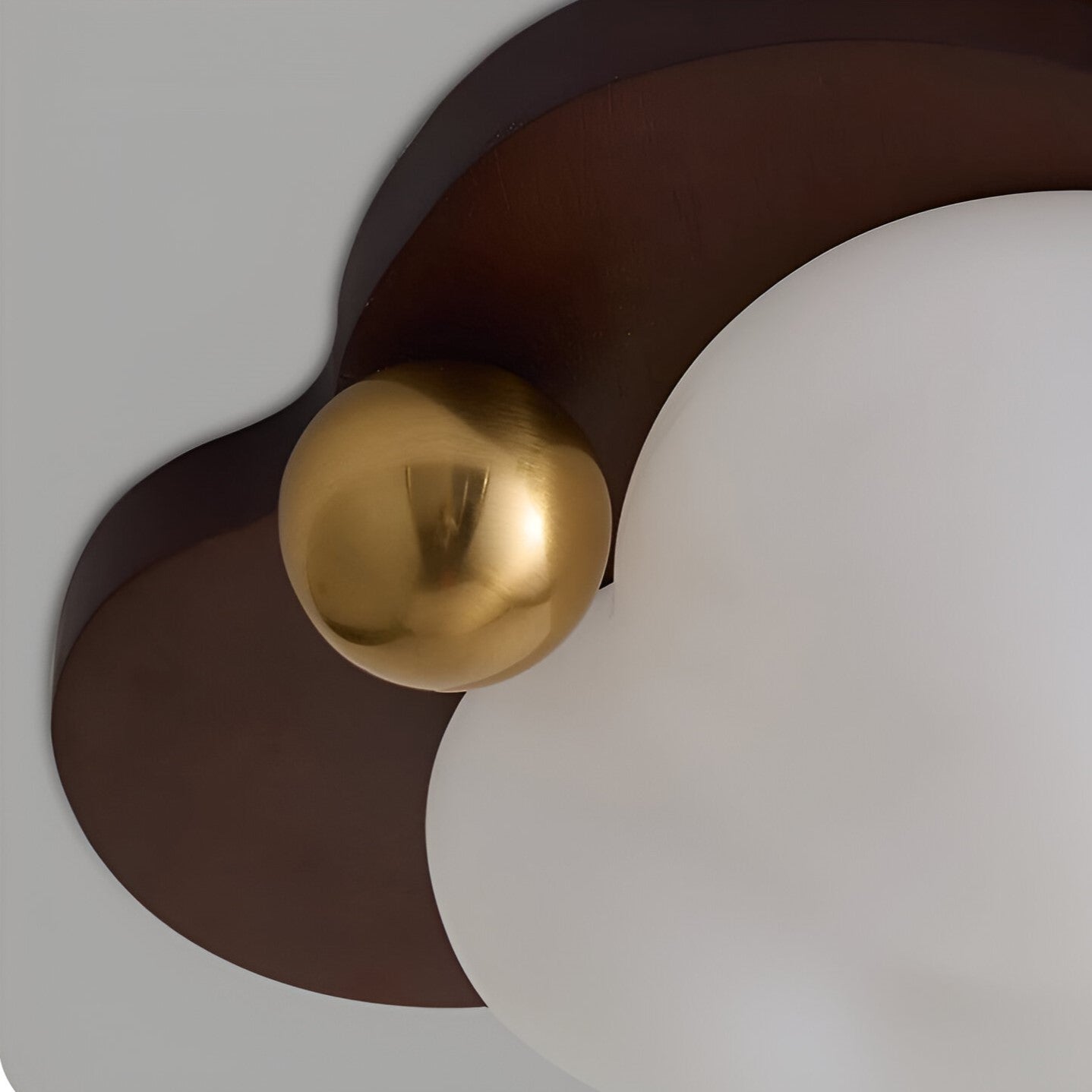 Celestra - Lampada a soffitto LED in legno dallo stile vintage