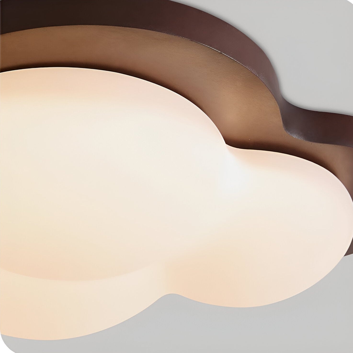 Celestra - Lampada a soffitto LED in legno dallo stile vintage