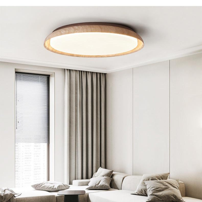 Palora - LED Ceiling Lamp in Wabi Sabi Travertine