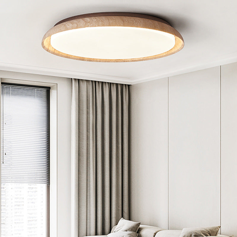 Palora - LED Ceiling Lamp in Wabi Sabi Travertine