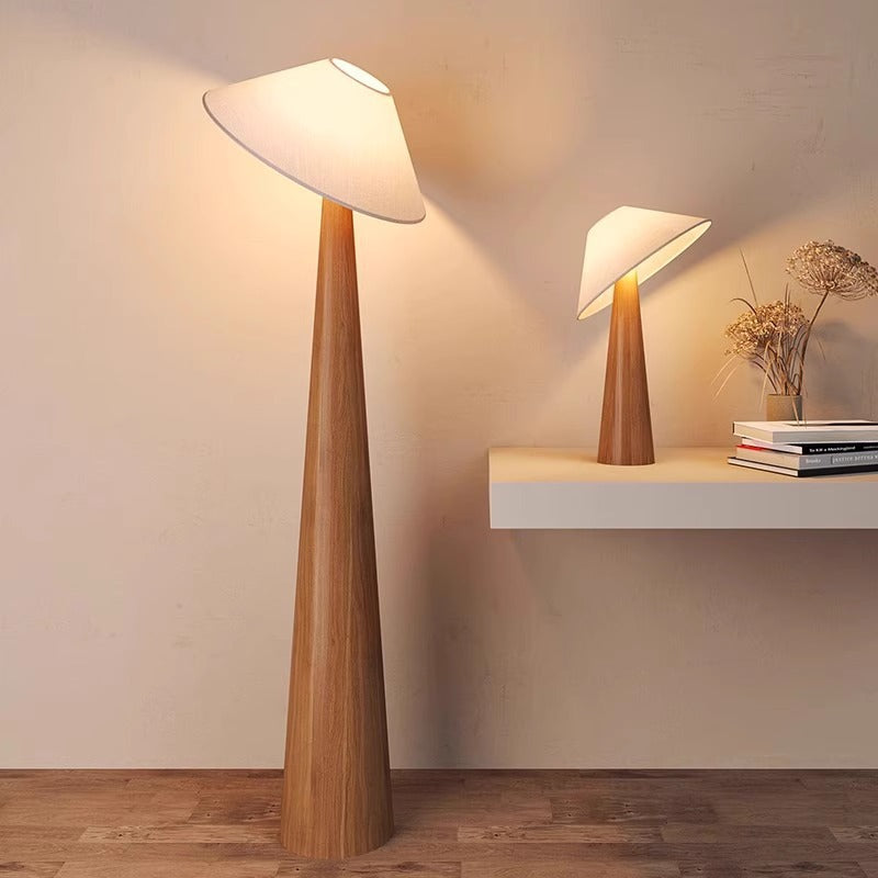 Caelistra - Lampada da Terra e da Tavolo in Stile Giapponese Wabi Sabi