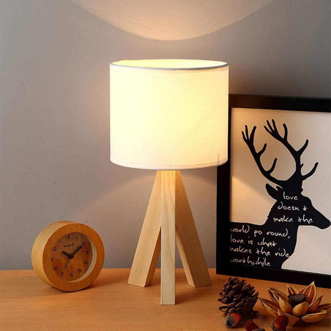 Oikos - Lampada da Tavolo LED in Legno Naturale