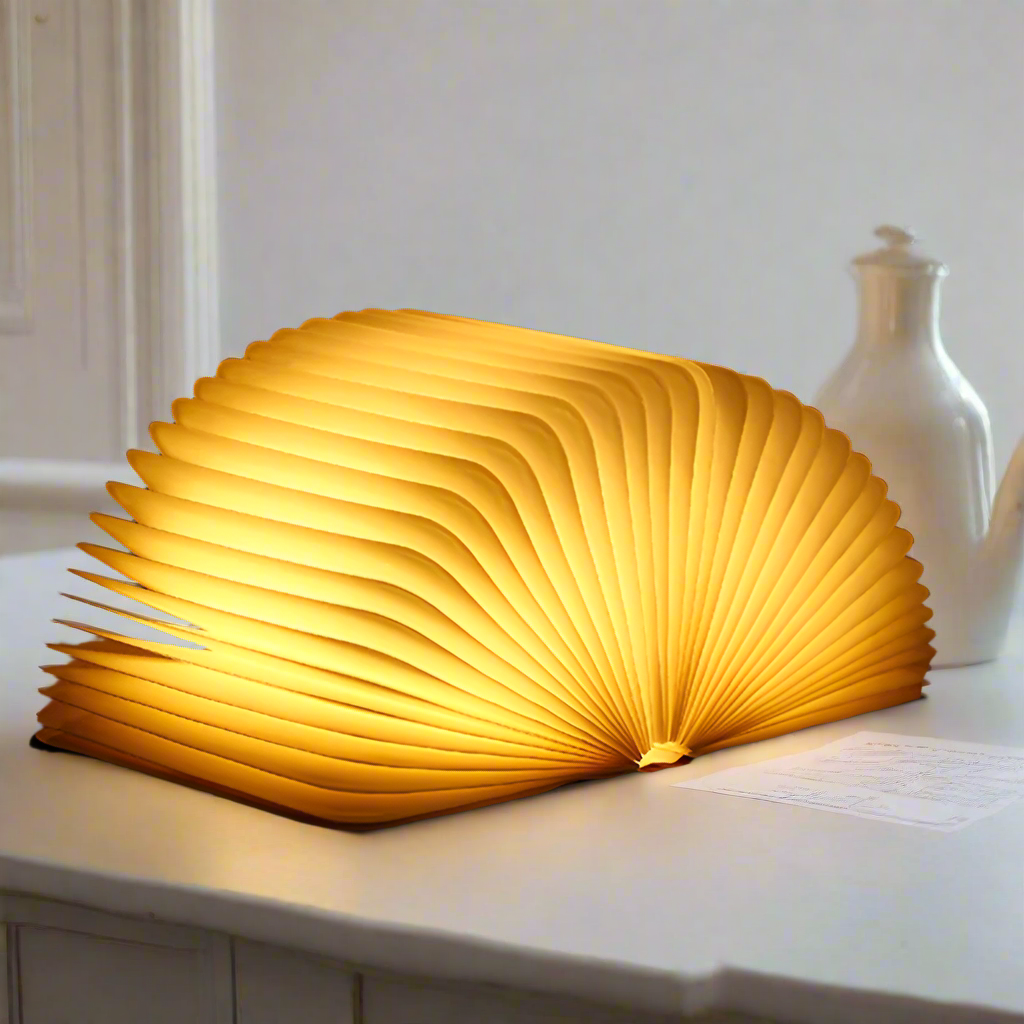 Xandis - Lampada LED da Tavolo a Forma di Libro