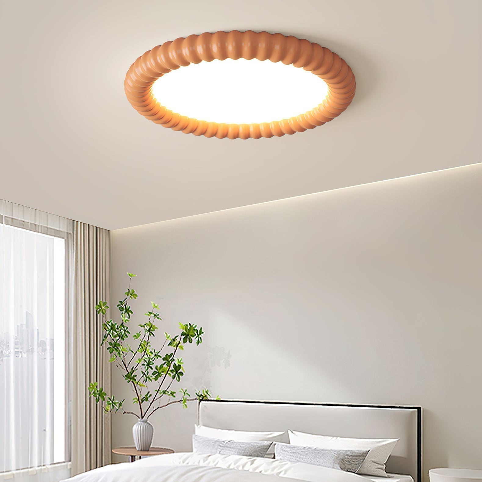 Aetheria - Lampada da soffitto moderna con design fluido