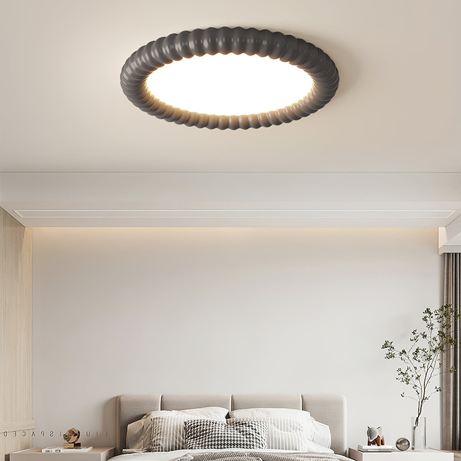 Aetheria - Lampada da soffitto moderna con design fluido