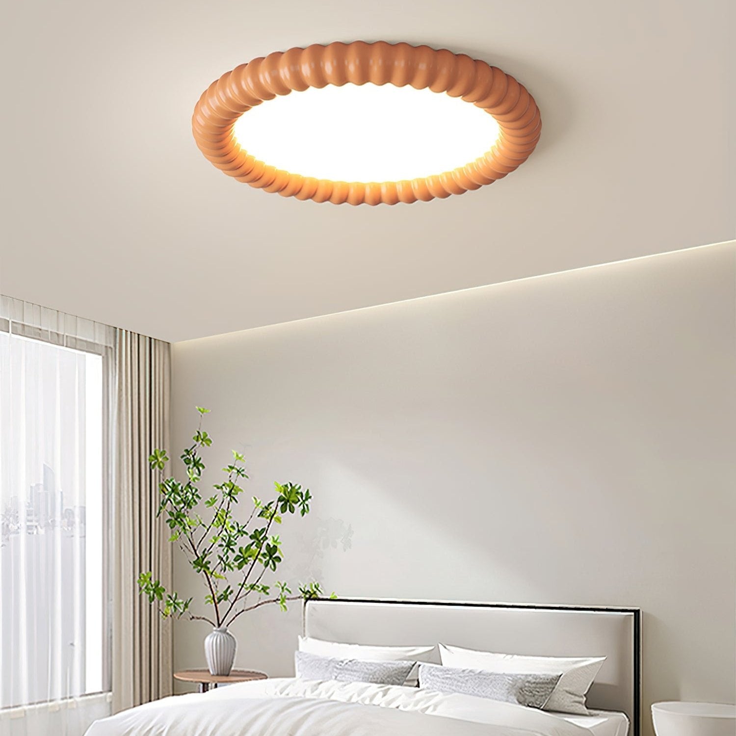 Aetheria - Lampada da soffitto moderna con design fluido