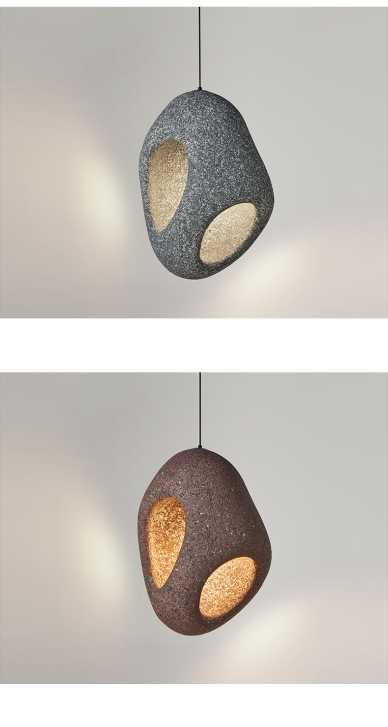 Thalira - Lampada a Sospensione LED Moderna in Stile Wabi Sabi