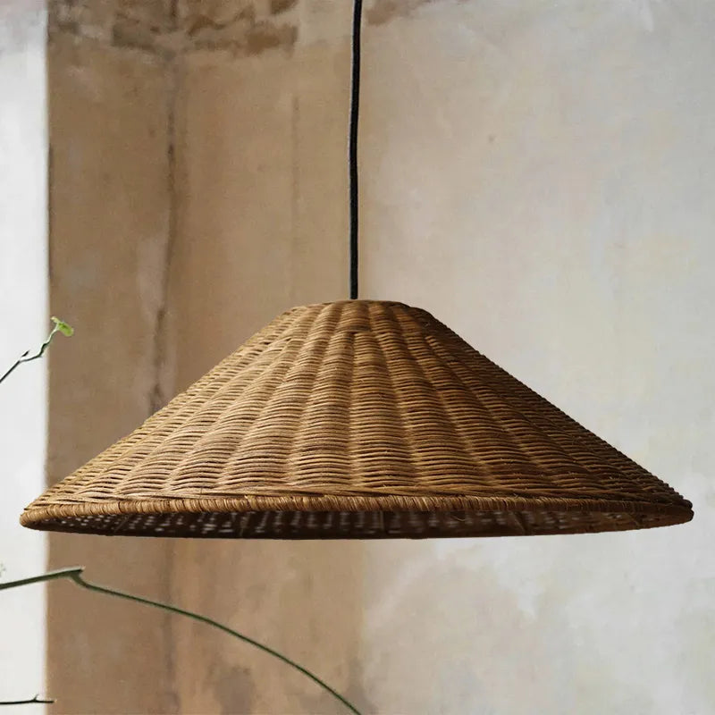 Aurethia - Lampada a sospensione LED in bambù dallo stile scandinavo