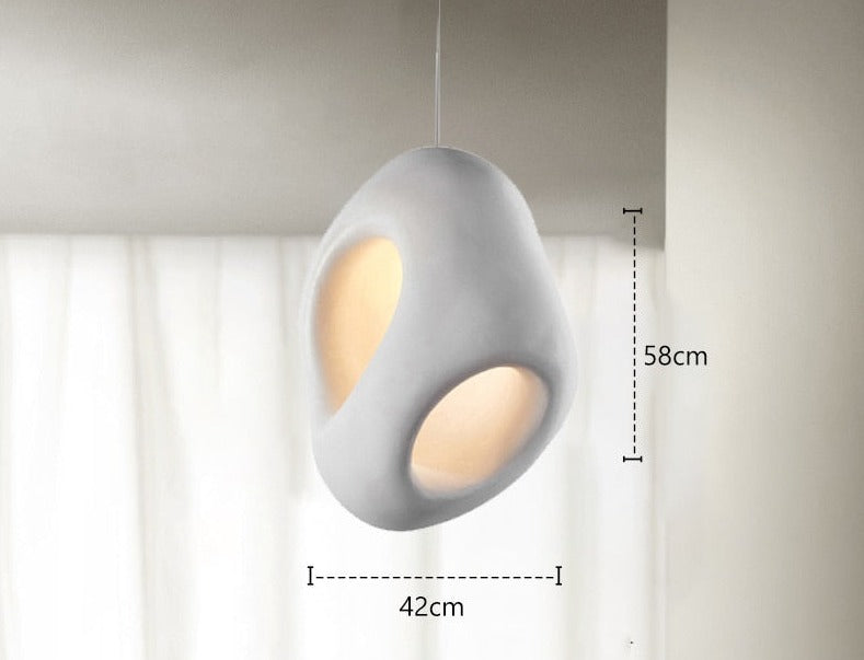 Thalira - Lampada a Sospensione LED Moderna in Stile Wabi Sabi