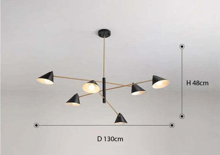 Caelina - Lampada a sospensione in stile scandinavo per la zona pranzo