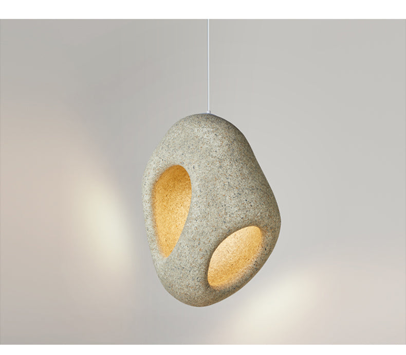 Thalira - Lampada a Sospensione LED Moderna in Stile Wabi Sabi