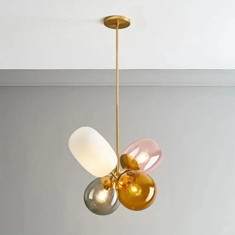 Antheia - Lampada Pendente in Vetro Artistico