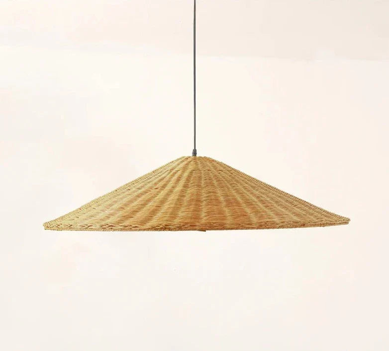 Aurethia - Lampada a sospensione LED in bambù dallo stile scandinavo