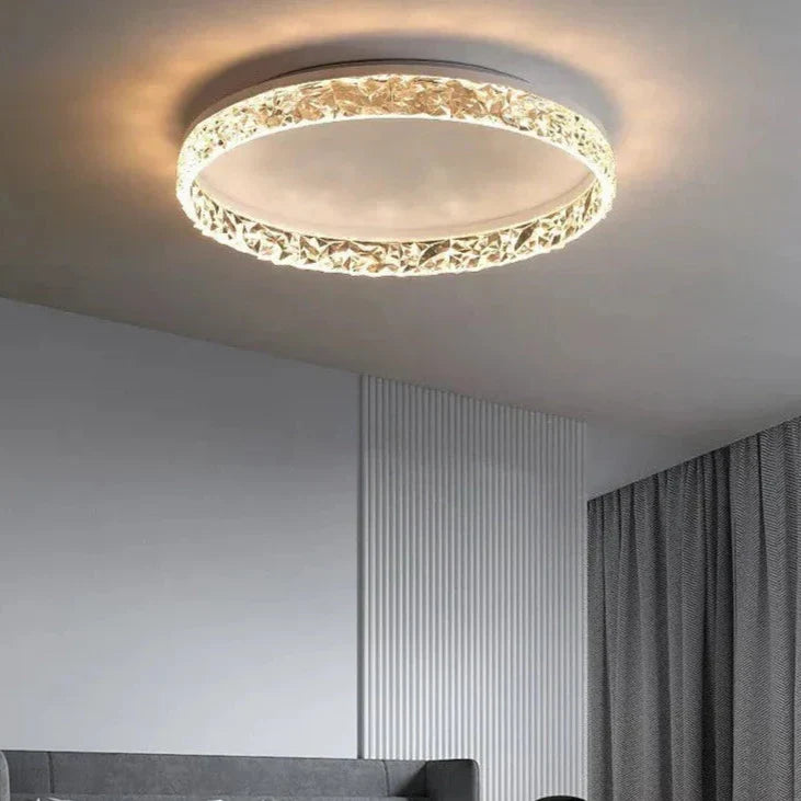 Evara - Lampada a Soffitto LED in Cristallo Stile Nordic